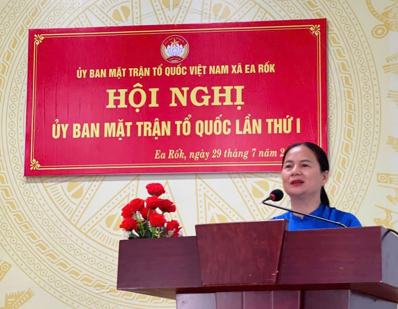 Xã Ea Rốk tổ chức Hội nghị Ủy ban MTTQ Việt Nam lần thứ I: Củng cố niềm tin, phát huy sức mạnh đoàn kết
