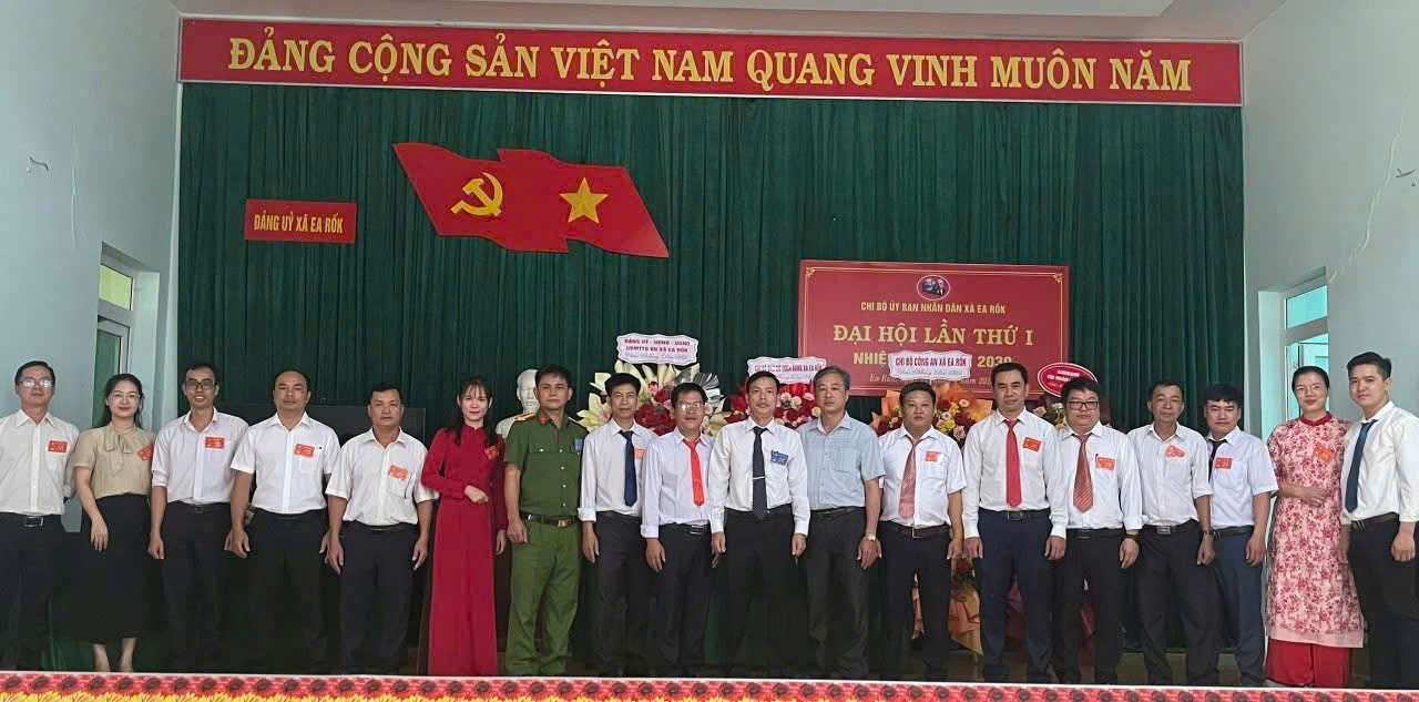 Đại hội Chi bộ UBND xã Ea Rốk lần thứ I, nhiệm kỳ 2025–2030: Đoàn kết – Dân chủ – Kỷ cương – Đổi mới – Phát triển