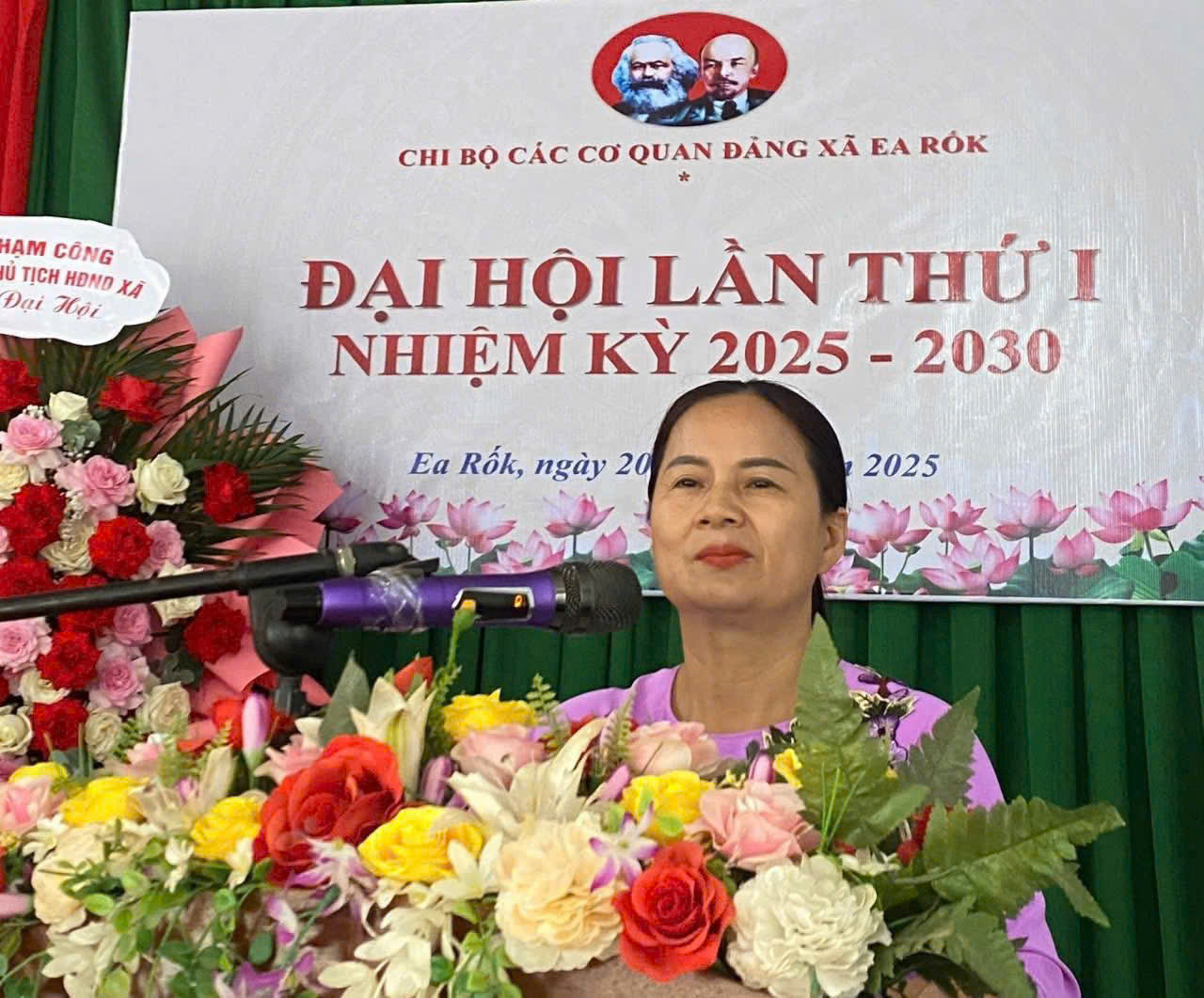 Chi bộ các cơ quan Đảng xã Ea Rốk: Đại hội lần thứ I, nhiệm kỳ 2025-2030