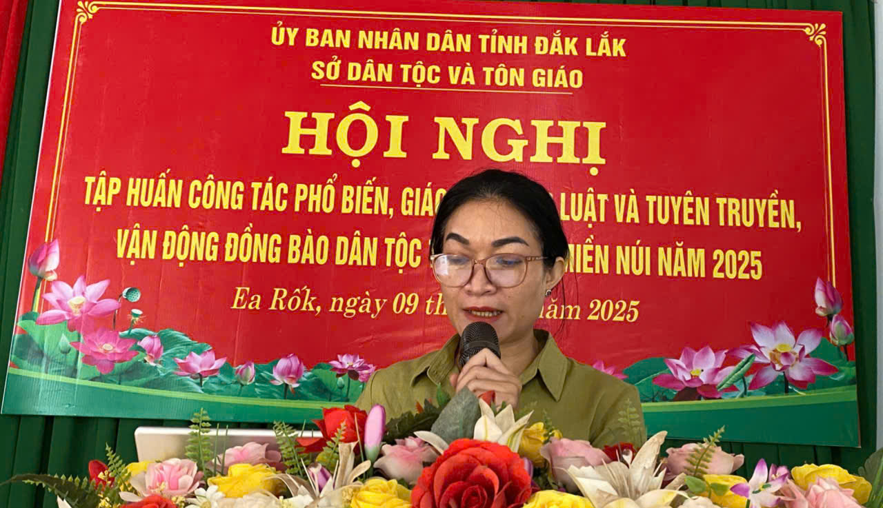 Tập huấn tuyên truyền, phổ biến pháp luật vùng đồng bào dân tộc thiểu số và miền núi năm 2025