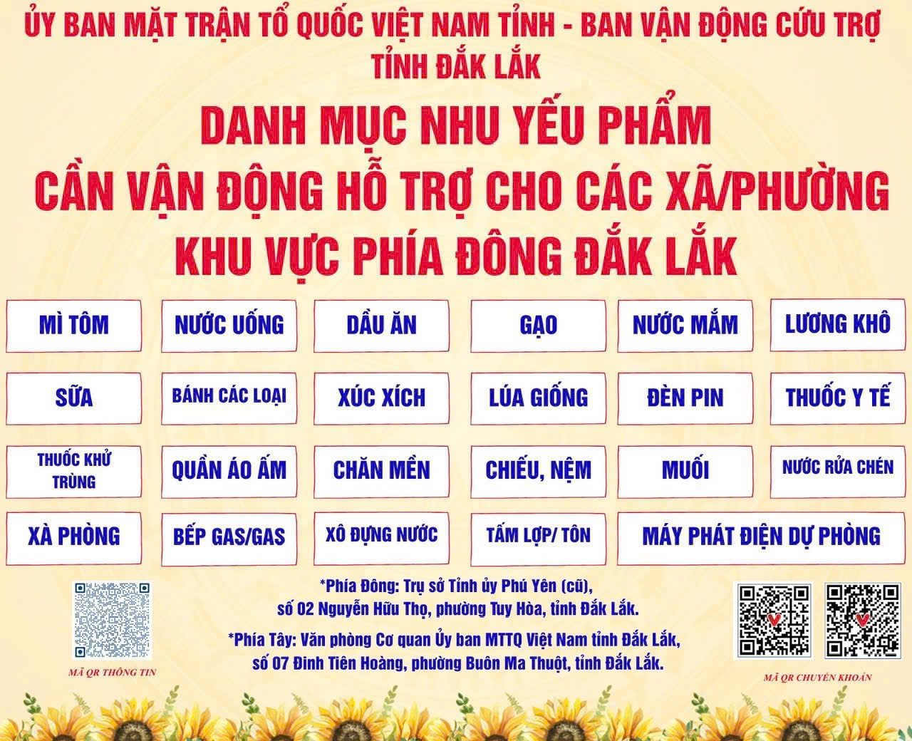 🚨 KHẨN CẤP: KÊU GỌI HỖ TRỢ ĐỒNG BÀO VÙNG LŨ PHÍA ĐÔNG 🚨