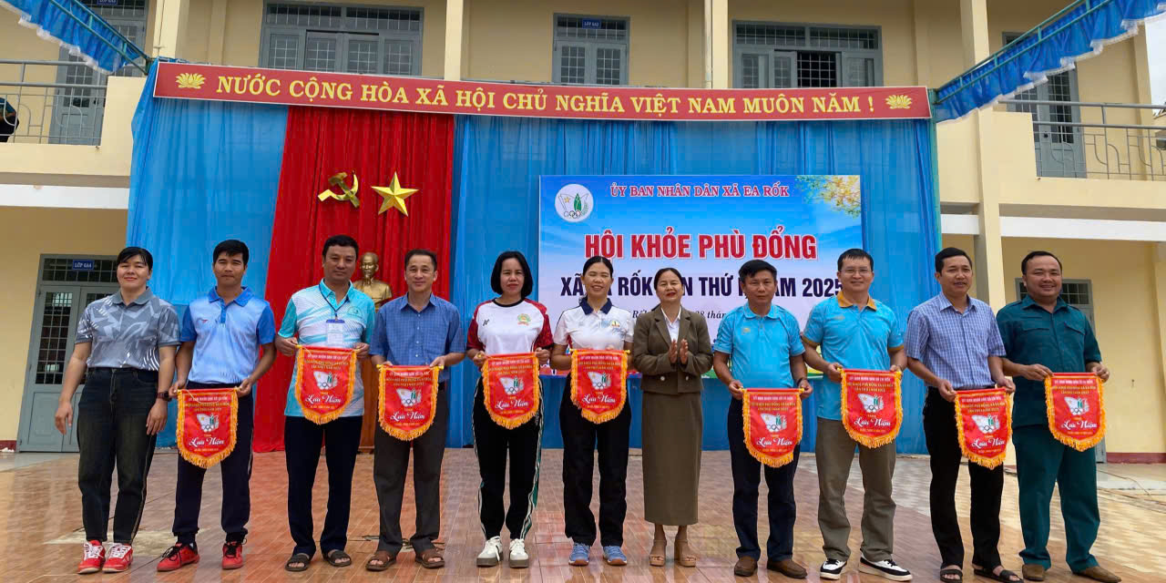 Nhiều dấu ấn đẹp tại Hội khỏe Phù Đổng xã Ea Rốk lần thứ I năm 2025