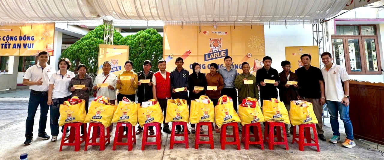Tết Nhân ái với "Larue cùng cộng đồng đón Tết an vui 2026"  tại xã Ea Rốk