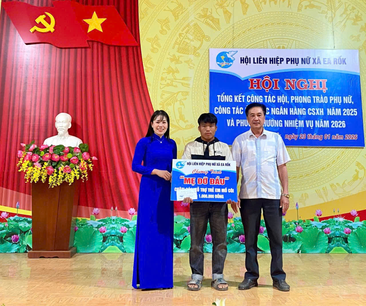 Hội LHPN xã Ea Rốk tổng kết công tác Hội và phong trào phụ nữ năm 2025