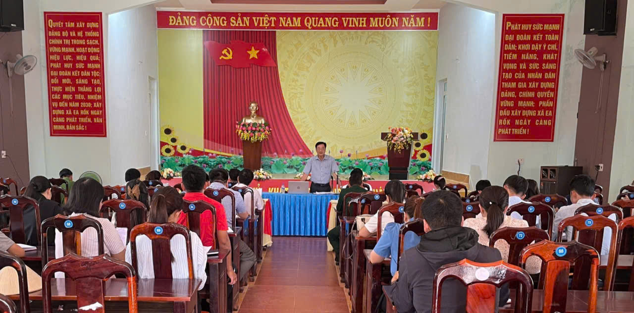 Triển khai kế hoạch vận động bầu cử đại biểu HĐND xã Ea Rốk, nhiệm kỳ 2026 – 2031