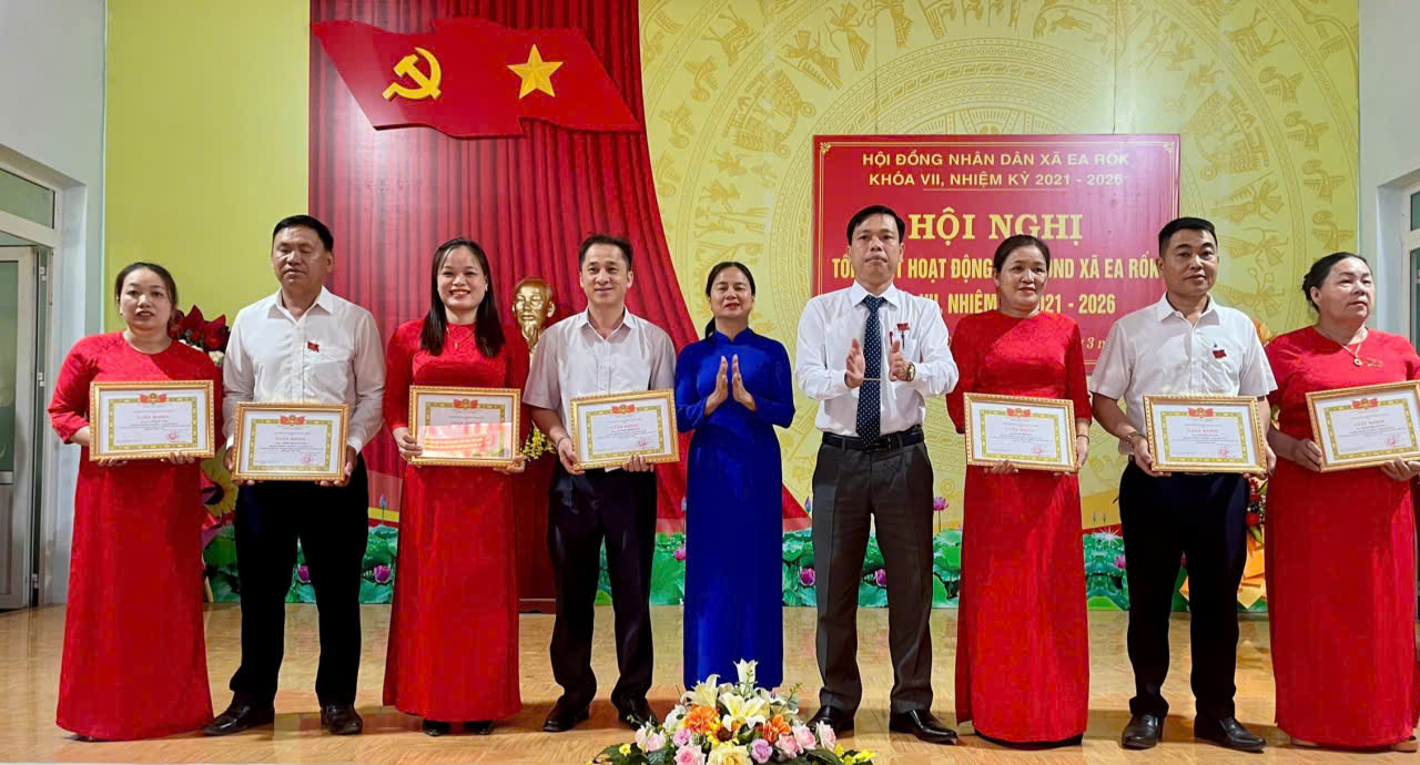 Tổng kết hoạt động của HĐND xã Ea Rốk khóa VII, nhiệm kỳ 2021 – 2026