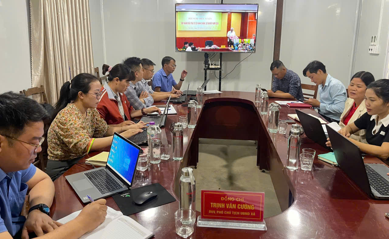 Hội nghị trực tuyến tập huấn điều tra cơ sở hành chính, sự nghiệp năm 2026