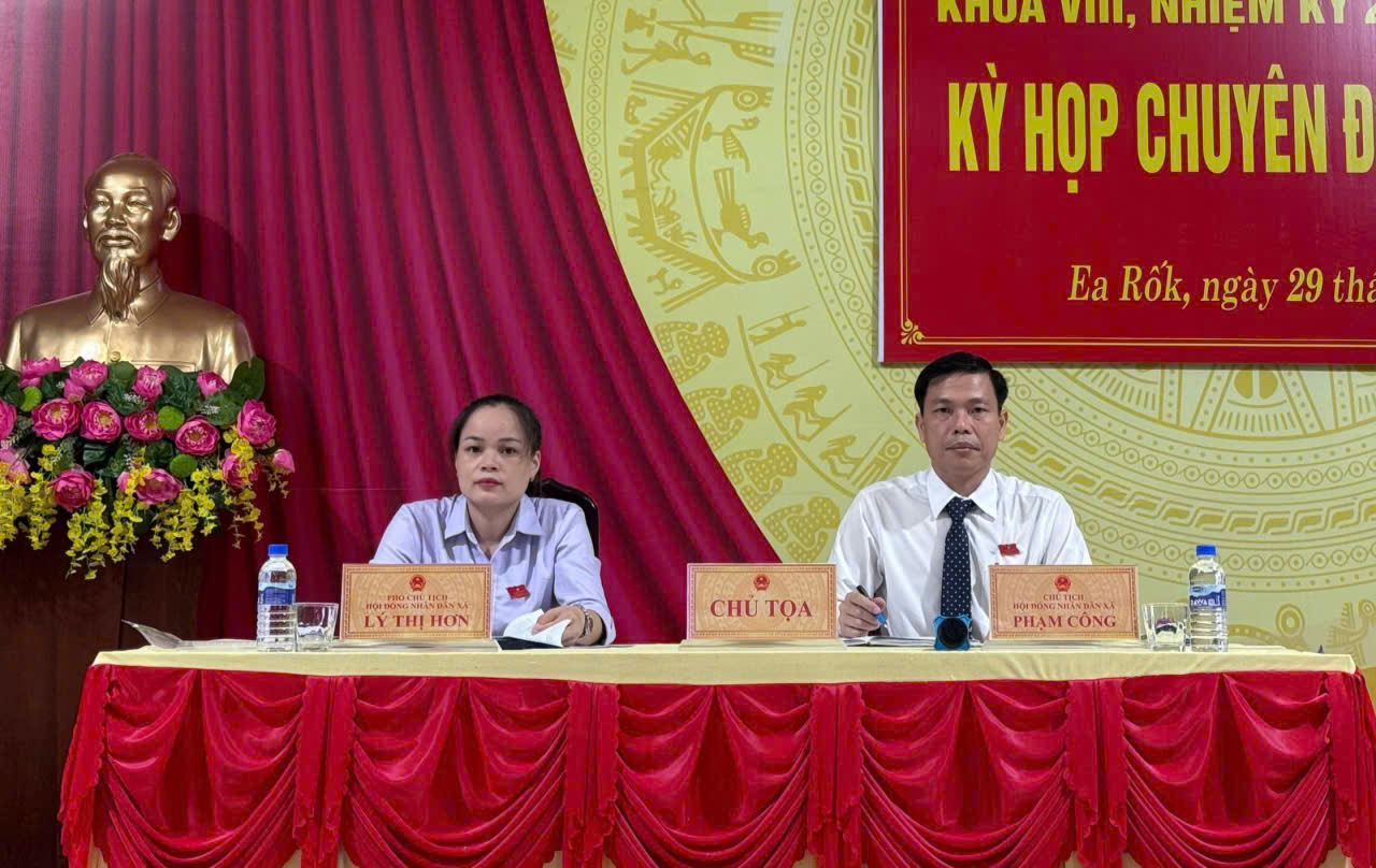 HĐND xã Ea Rốk tổ chức Kỳ họp chuyên đề thứ Hai khóa VIII,  nhiệm kỳ 2026 – 2031