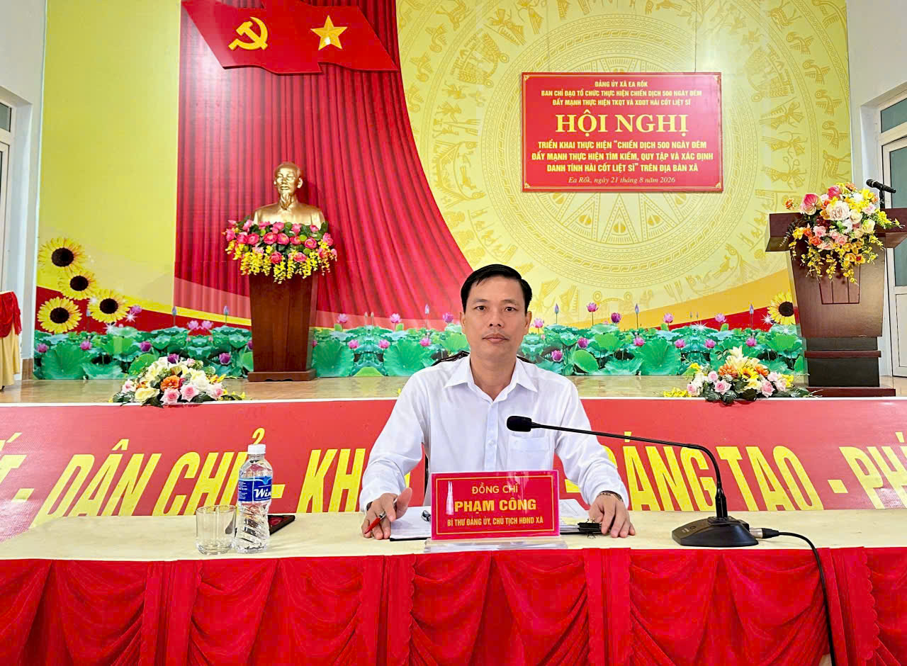 Xã Ea Rốk tập trung rà soát, xác minh thông tin về liệt sĩ